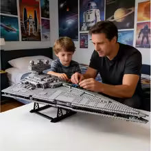 Space Warship Building Model — Assembly Display Kit